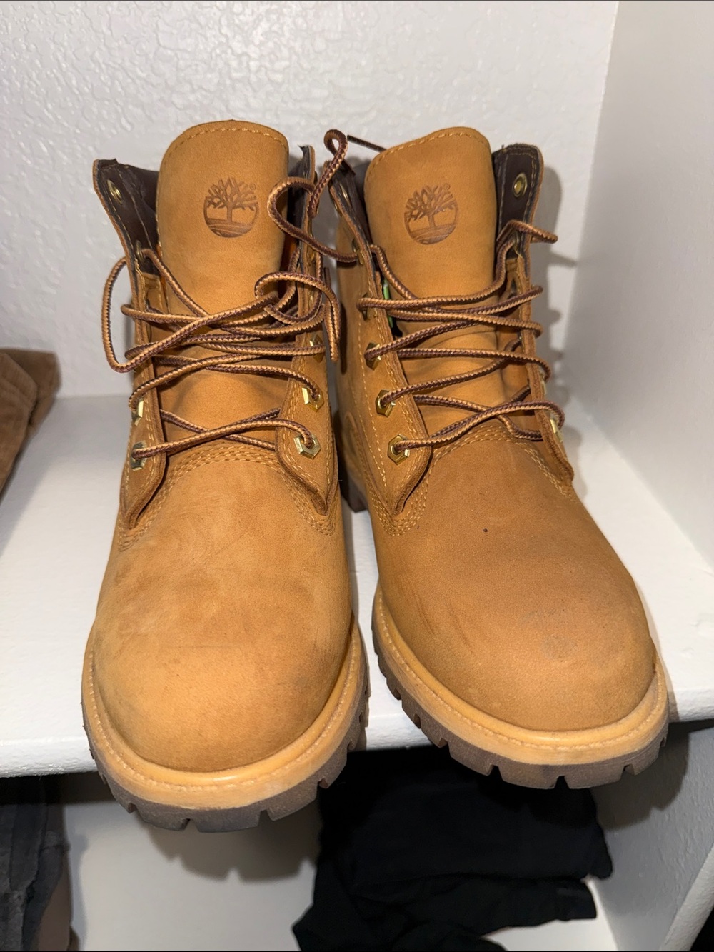 Timberland Men's Honey Brown Nubuck Work Boots